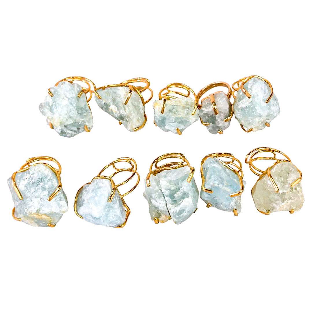 AQUAMARINE RINGS - Nativa Gems Brazil