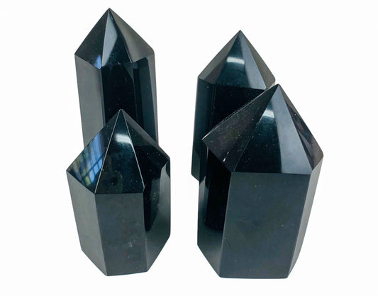 BLACK OBSIDIAN TOWERS - Nativa Gems Brazil