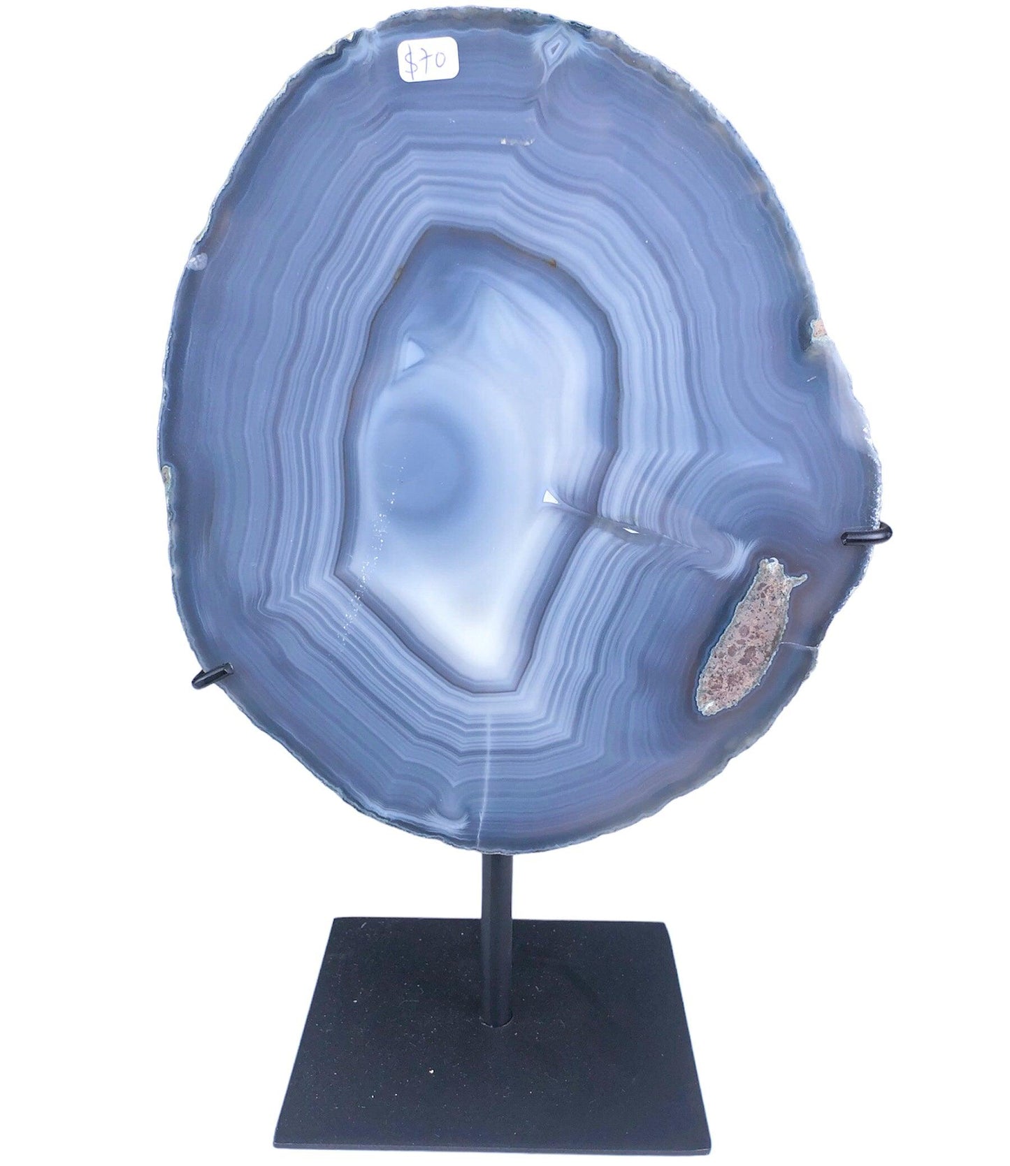 AGATE SLAB ON STAND - Nativa Gems Brazil