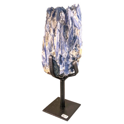 BLUE KYANITE ON STAND - Nativa Gems Brazil