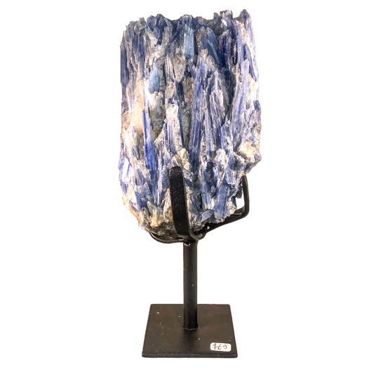 BLUE KYANITE ON STAND - Nativa Gems Brazil