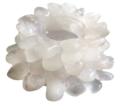 TUMBLED CANDLE HOLDER - SMALL