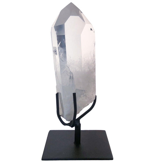 CLEAR QUARTZ ON STAND - Nativa Gems Brazil