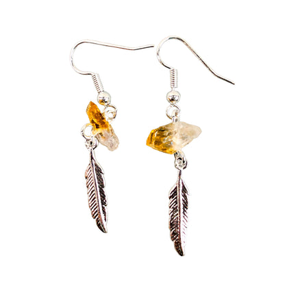 Feather Earrings - Nativa Gems Brazil