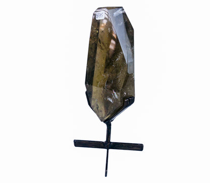 Free Form Smoky Quartz on Stand - Nativa Gems Brazil