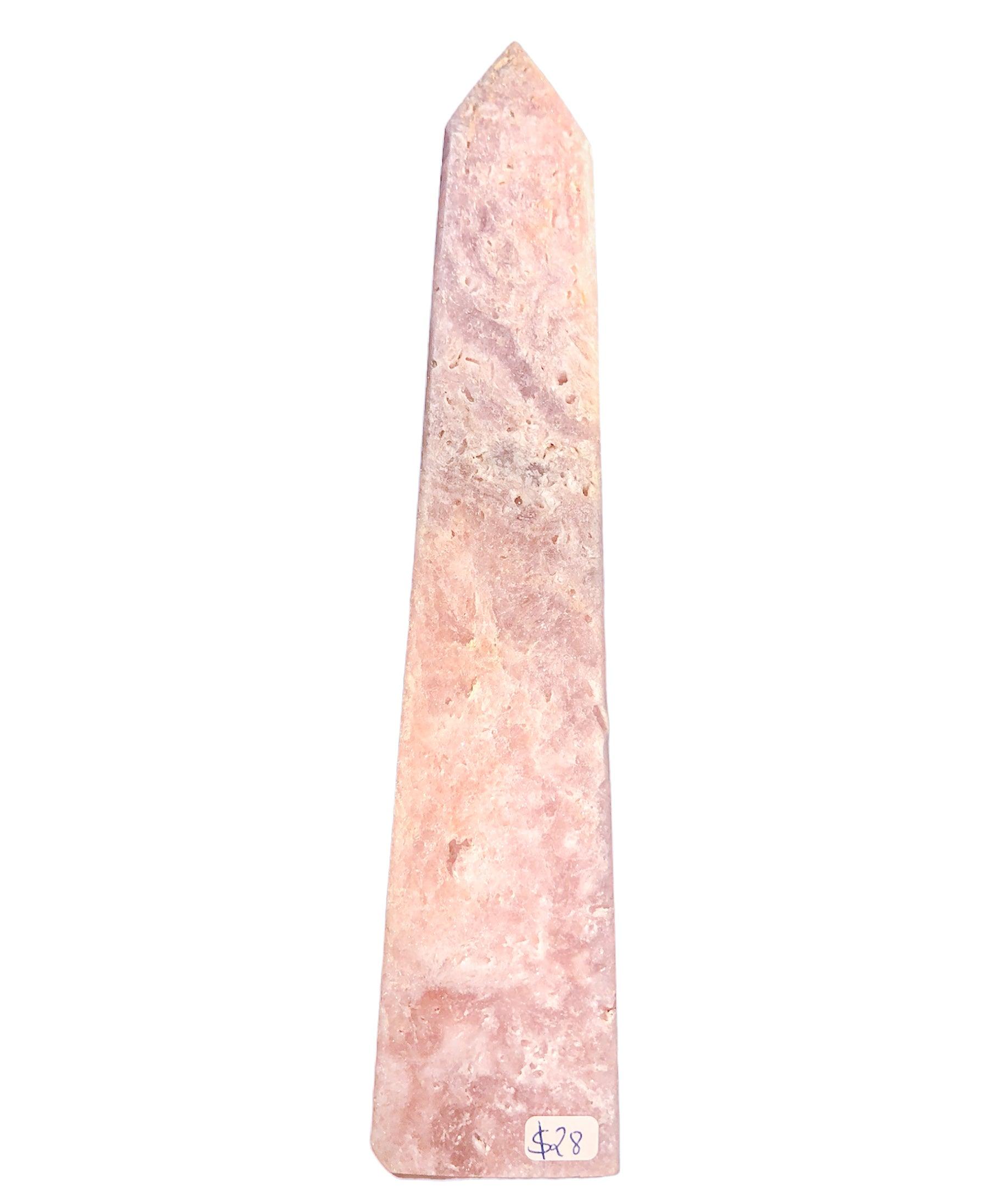 PINK AMETHYST OBELISKS - Nativa Gems Brazil