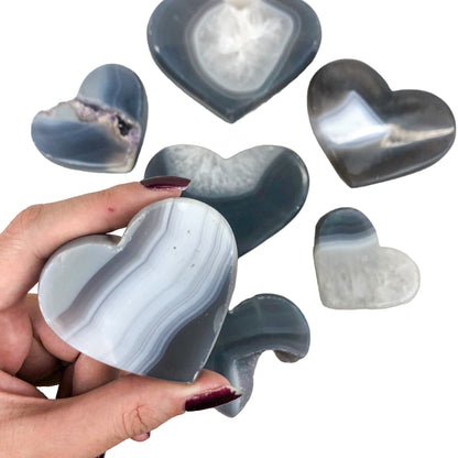 AGATE HEARTS - Nativa Gems Brazil