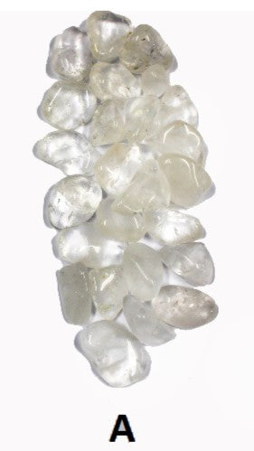 CLEAR QUARTZ  TUMBLED STONES- STYLE Q2
