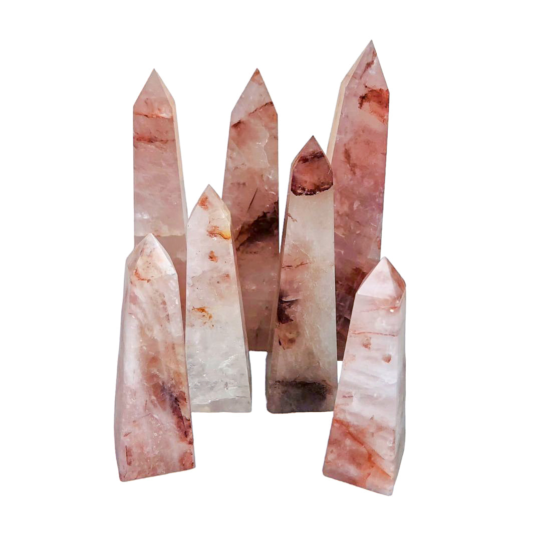 RED HEALER OBELISKS - Nativa Gems Brazil