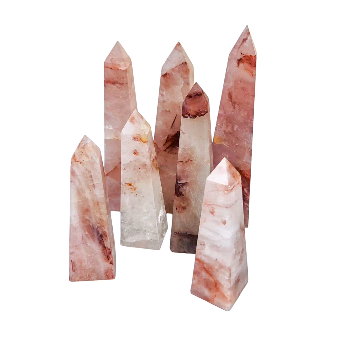 RED HEALER OBELISKS - Nativa Gems Brazil