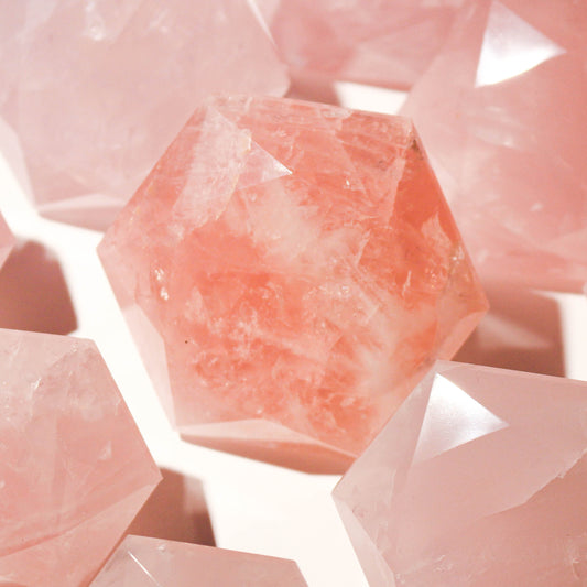 Rose Quartz Diamond - Nativa Gems