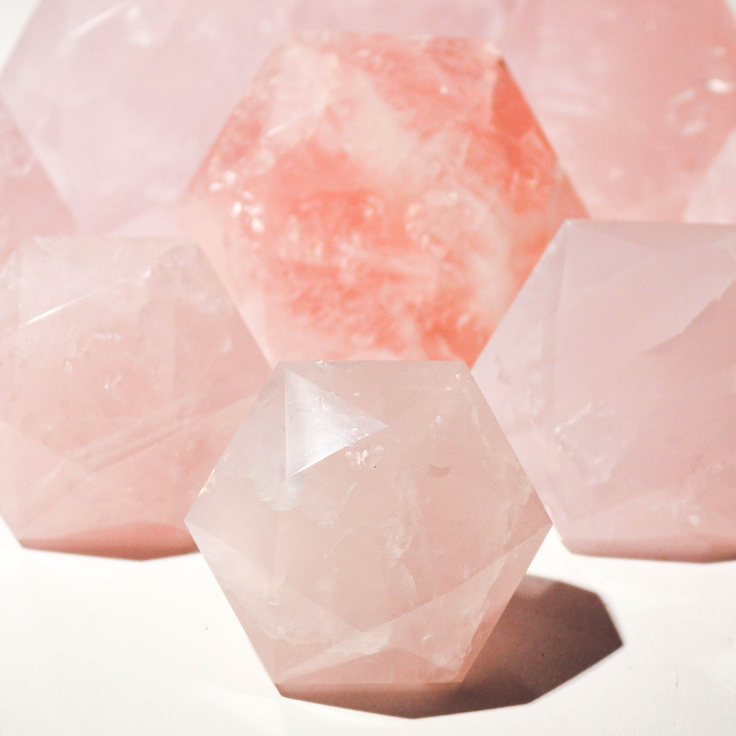 Rose Quartz Diamond - Nativa Gems