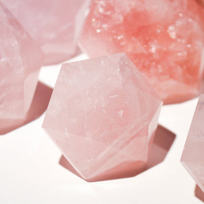 Rose Quartz Diamond - Nativa Gems