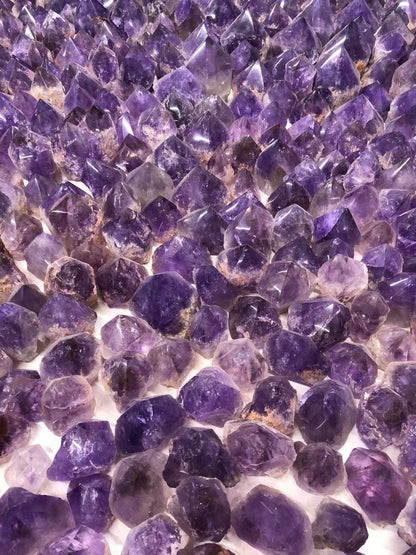 Amethyst Semi-Polished Points