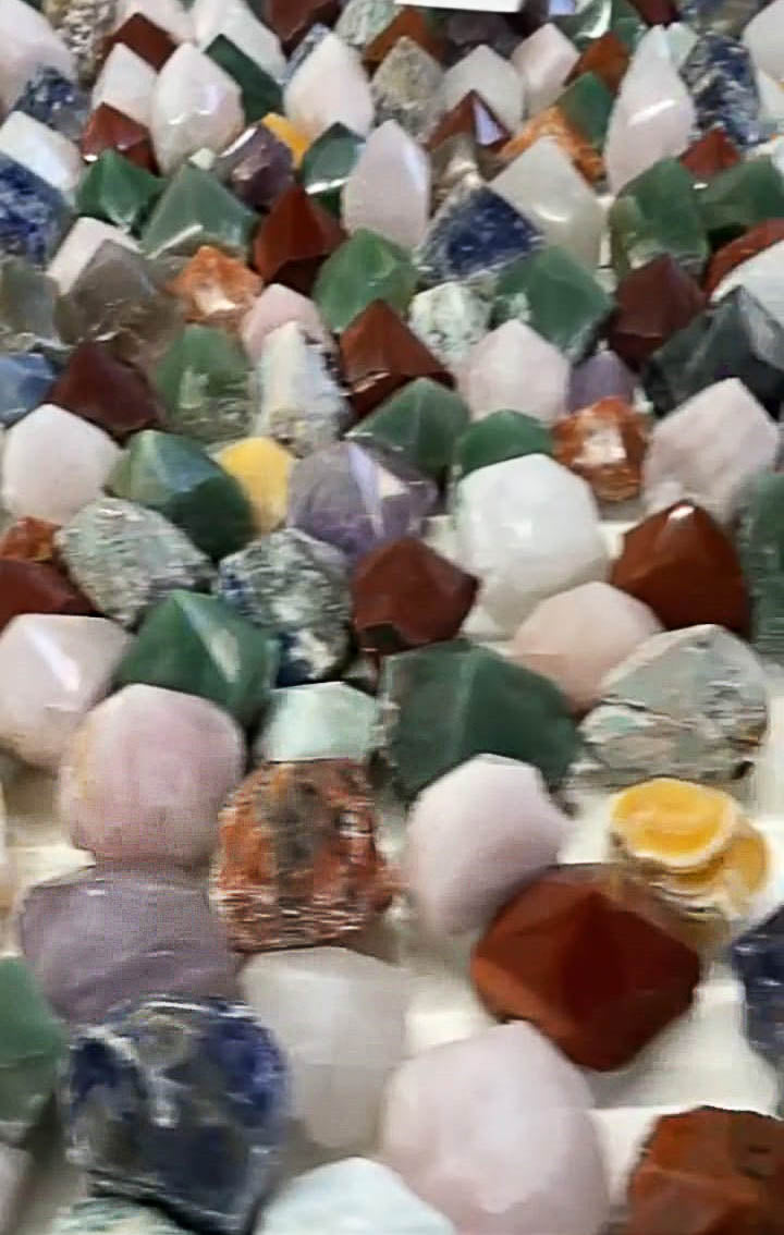 Mix of Stones Semi-Polished Points