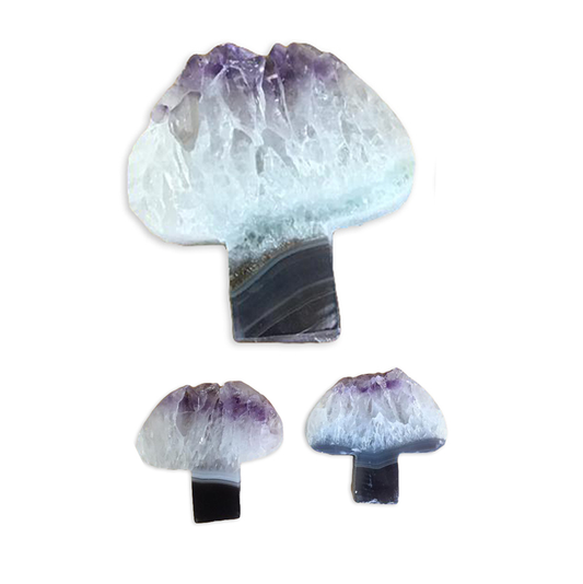 Amethyst Slice Shapes from Brazil - Nativa Gems