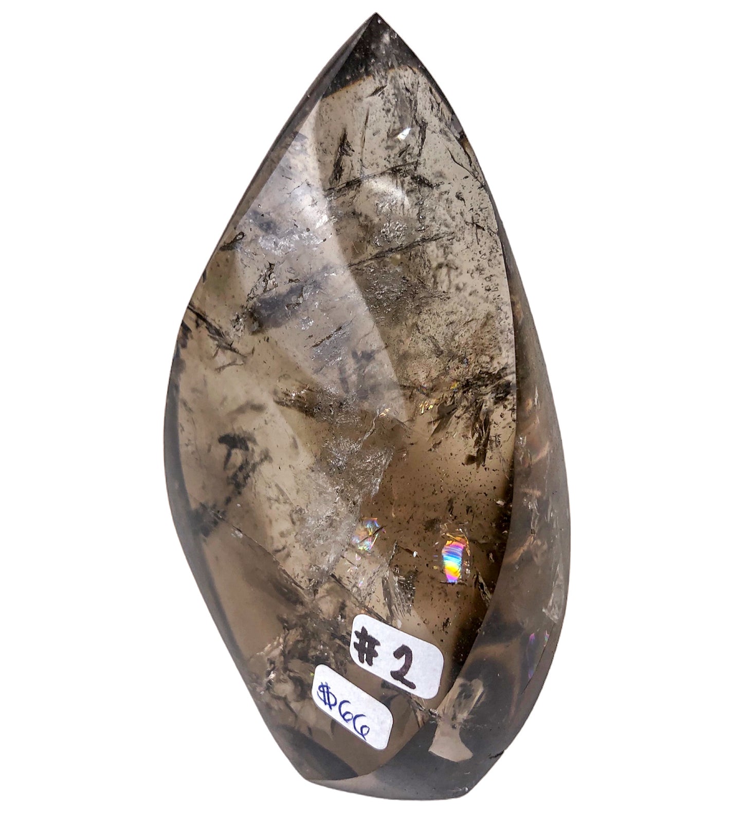 SMOKY QUARTZ FLAMES - Nativa Gems Brazil