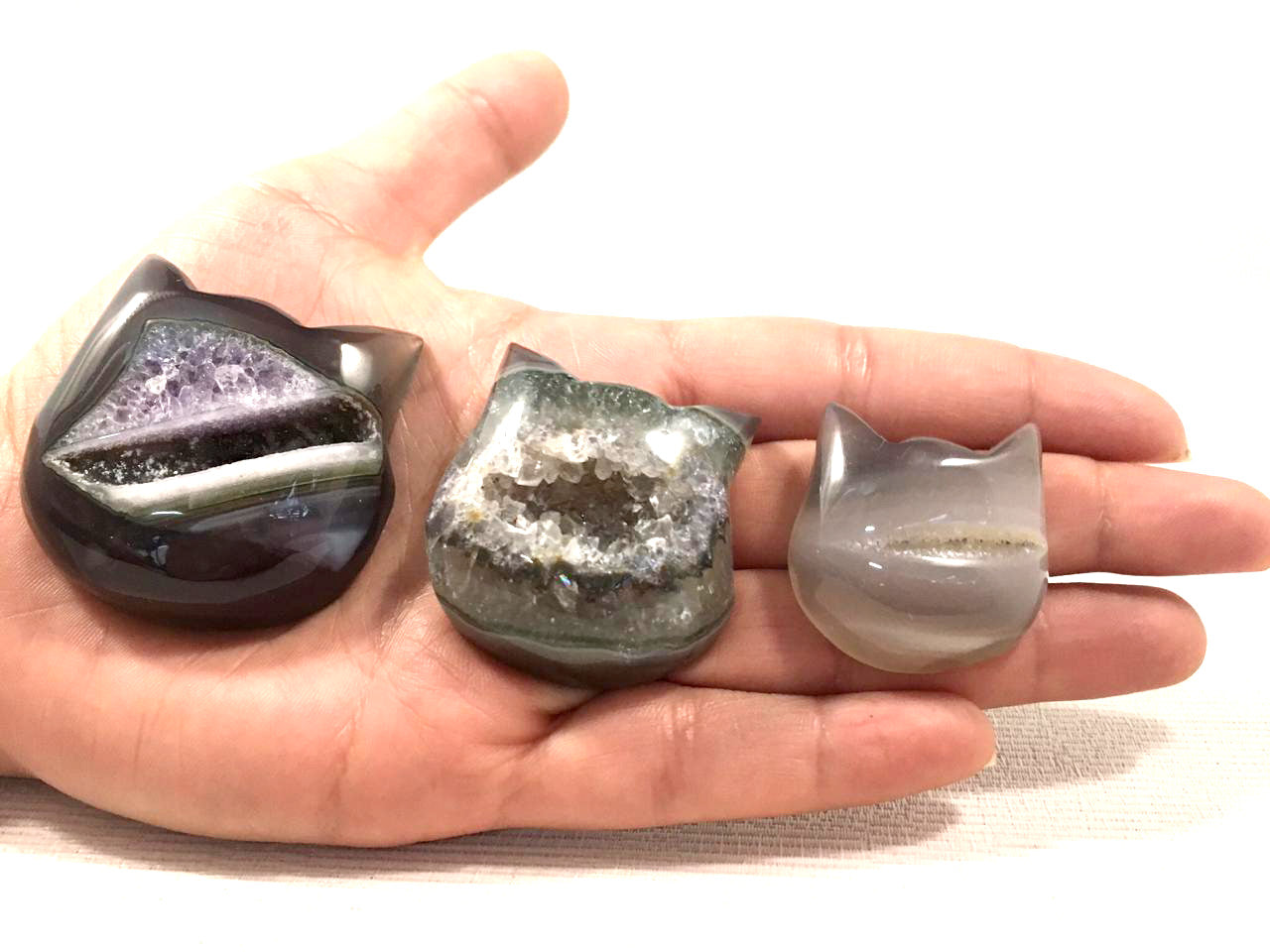 Agate Tumbled Polished Shapes from Brazil - Nativa Gems